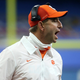 Close that yap, Dabo. Oh well, too late.